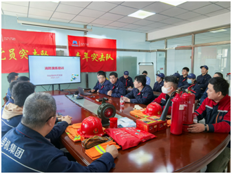 非金属质料开发部乐成开展消防应急演练运动-洛阳轴承